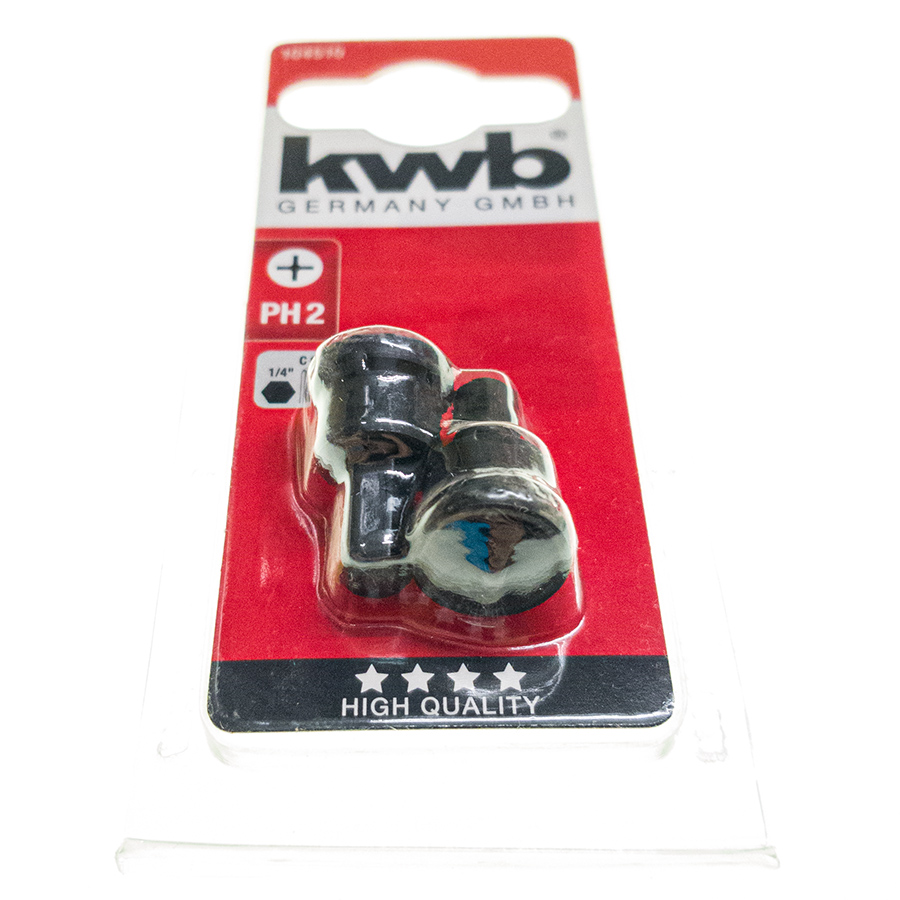 KWB Trockenbau-Bit PH2, 1/4″ C 6.3 Tiefenstopp 2er Pack 104510-1.jpg