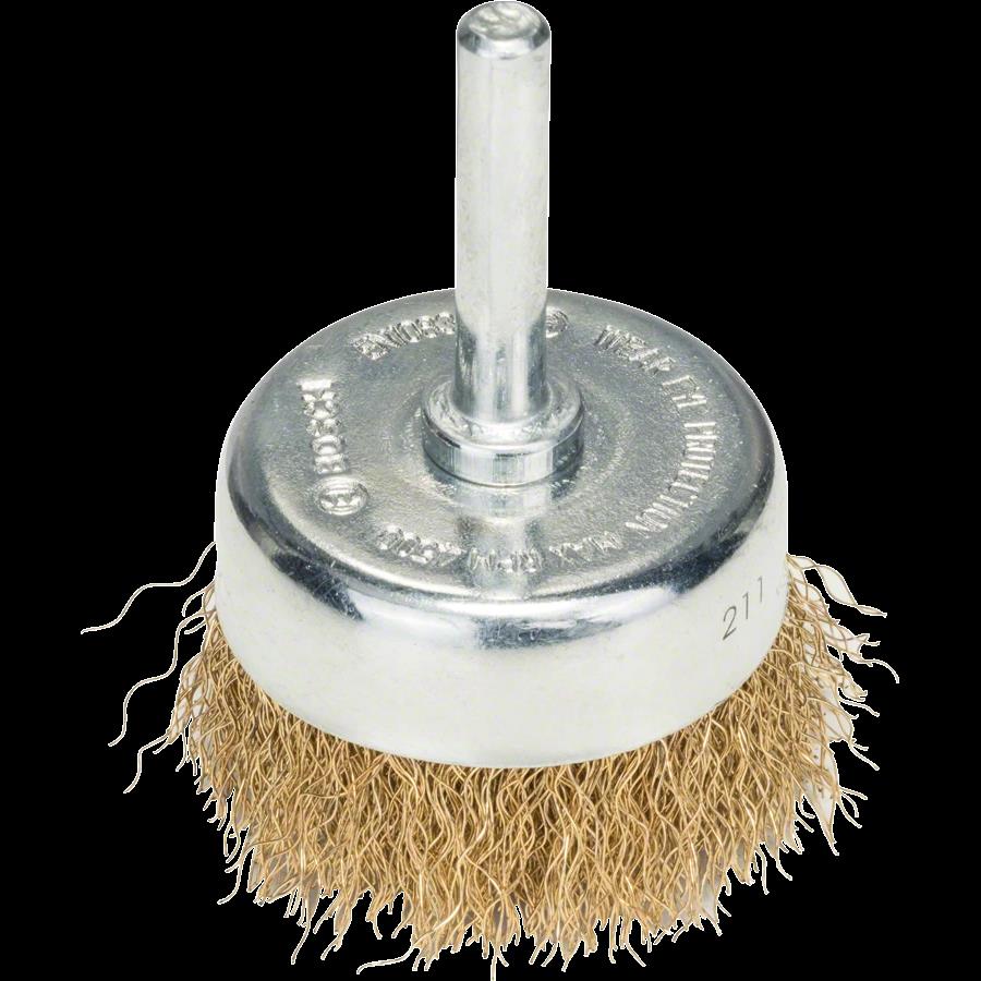 Bosch Topfbürste gewellter Draht vermessingt 50 mm / 0,2 mm / 6mm 2608622008 2608622008.png