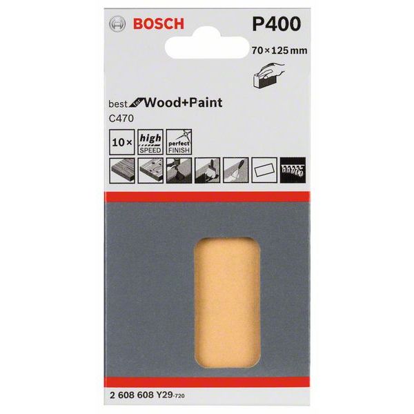 Bosch Schleifblatt C470, 70 x 125 mm, 400, ungelocht, 10er-Pack 2608608Y29 3165140806121_2.jpg