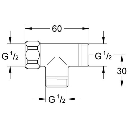 GROHE T-Stück Relexa 28874 1/2″ chrom 28874000 4005176042348_2-500.jpg