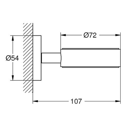 GROHE Halter Essentials 40369 für BecherSeifenschale / 40369DC1 4005176412462_2.jpg