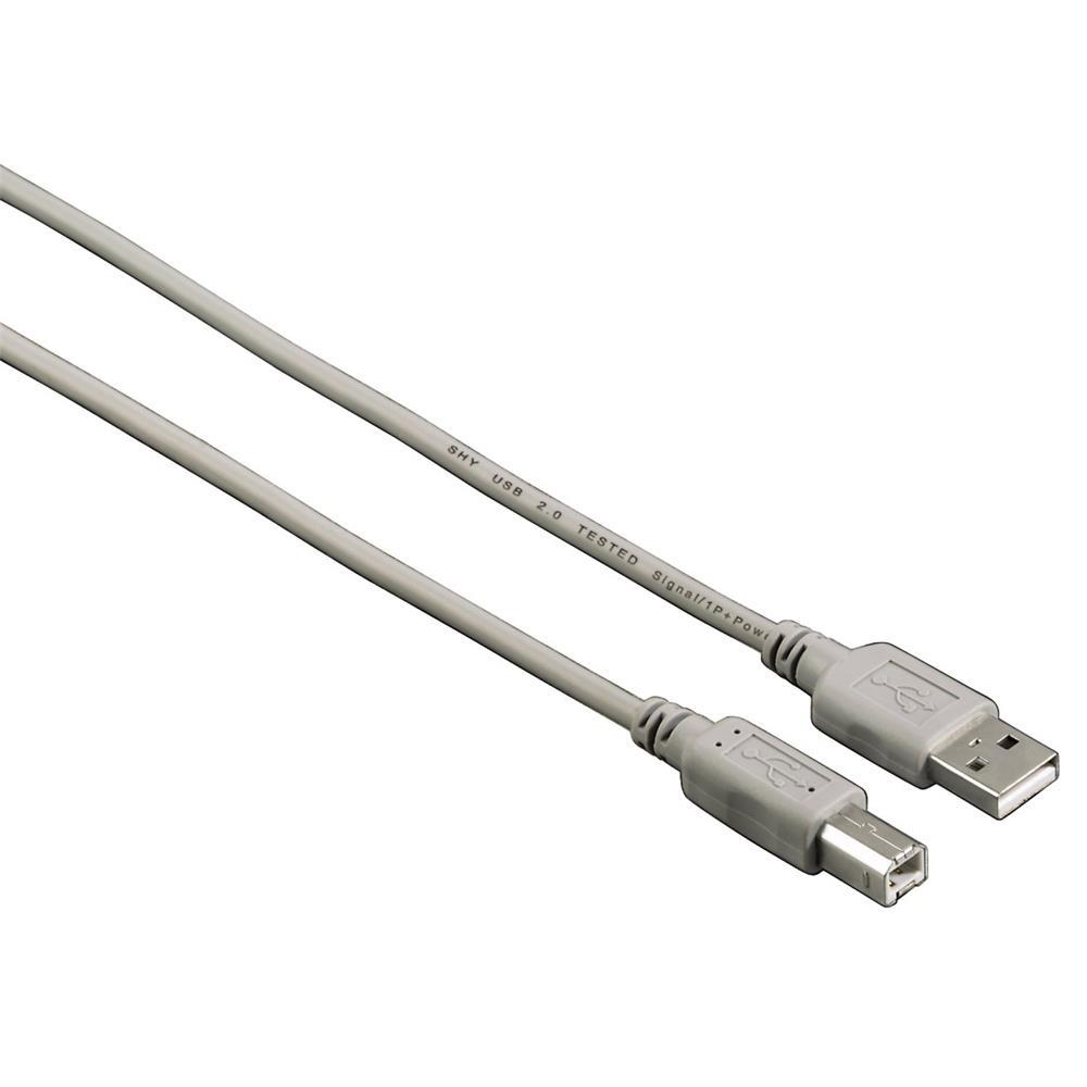 Hama USB-2.0-Kabel, Grau, 2,50 m 53723 4007249537232.jpg