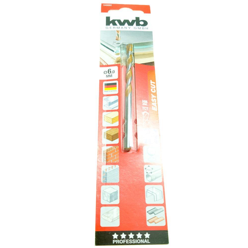 KWB Allzweck-Bohrer Easy Cut 6 mm hartmetallbestückt Mehrzweck 48660 4009310486609-1.jpg