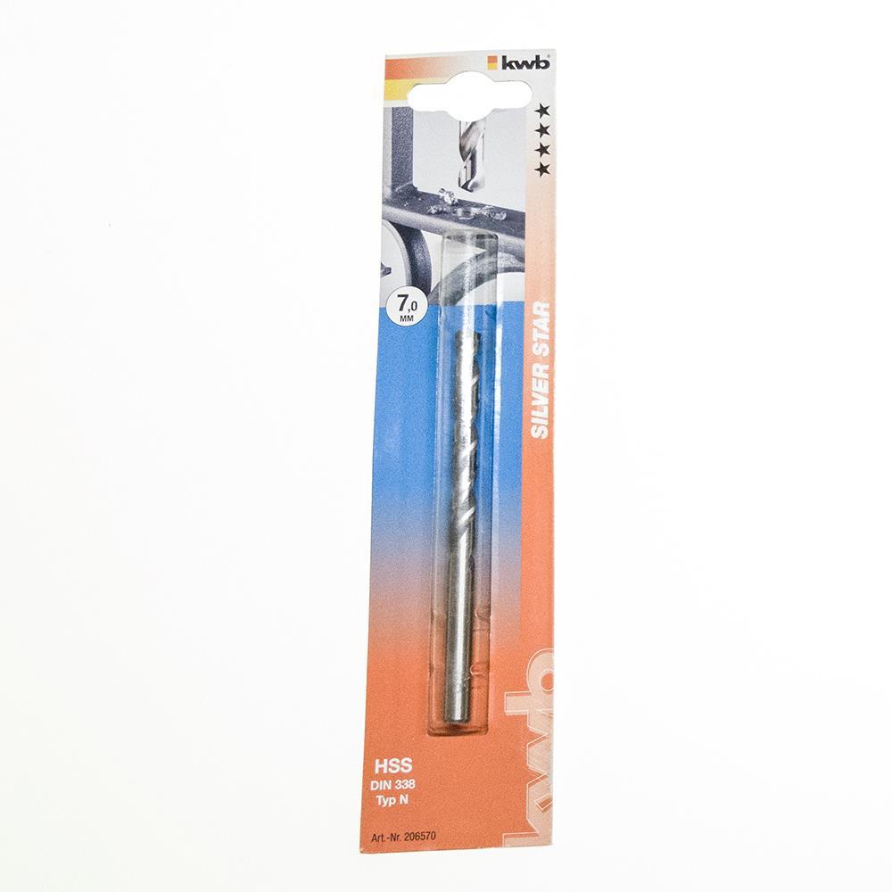 KWB HSS-Spiralbohrer Silver Star Ø 7,0 mm, 135°, rechtsschneidend, 2065070 4009312065703-a.jpg