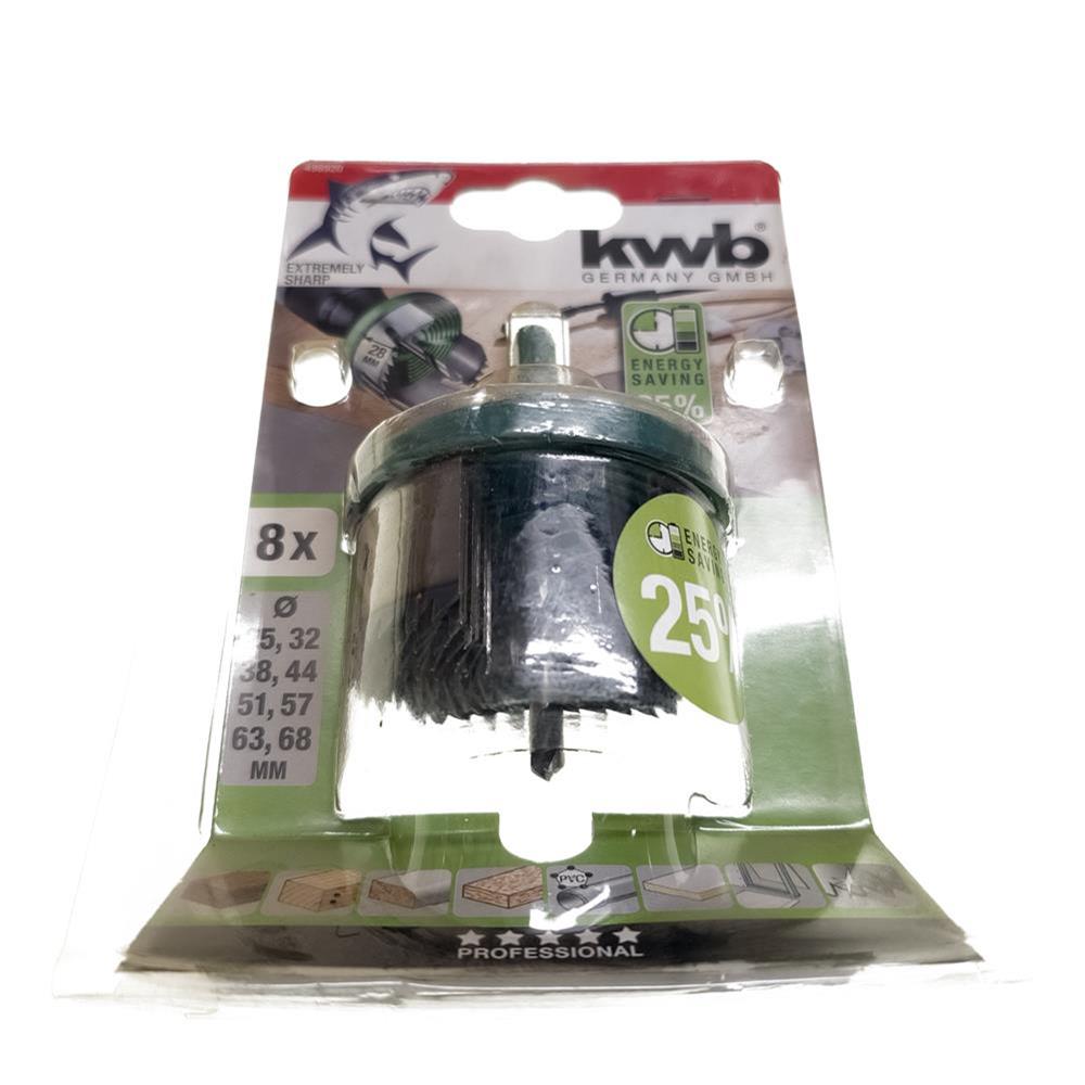 KWB Lochsäge 8x Mehrkranzlochsäge 25 32 38 44 51 57 63 68 mm, 28 mm 498920 4009314989205-1.jpg