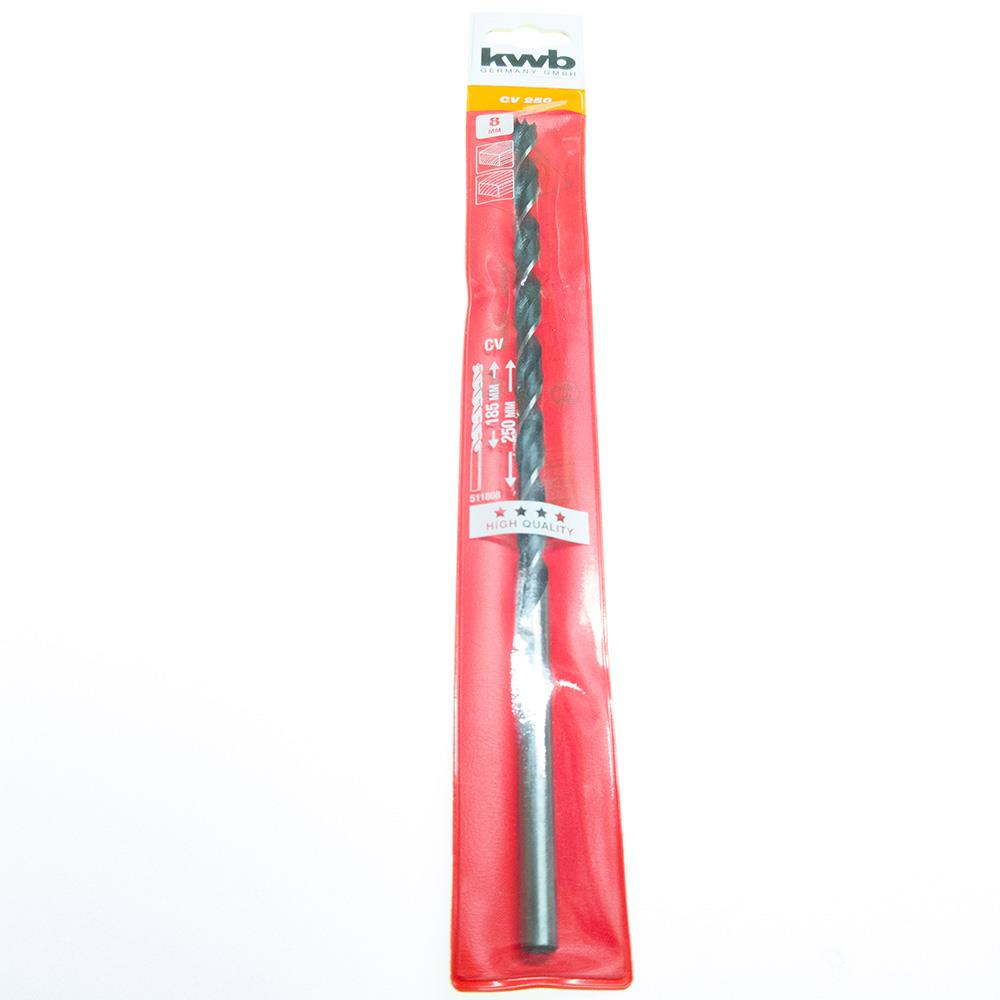 KWB Balkenbohrer Holzspiralbohrer 8 mm CV 250 mm lang 511808 4009315118086-1.jpg