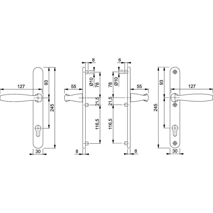 Hoppe Schmalschild Profil-Garnitur New York 1810/3346 Alu F1 PZ f.TS 57-62mm 4012789495447_2.jpg