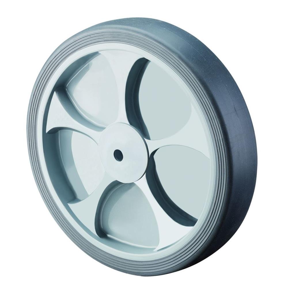 BS Rollen Gummirad Kunststoff Gleitlager Durchmesser 160 mm Breite 45mm B43.161 4021885120061.jpg