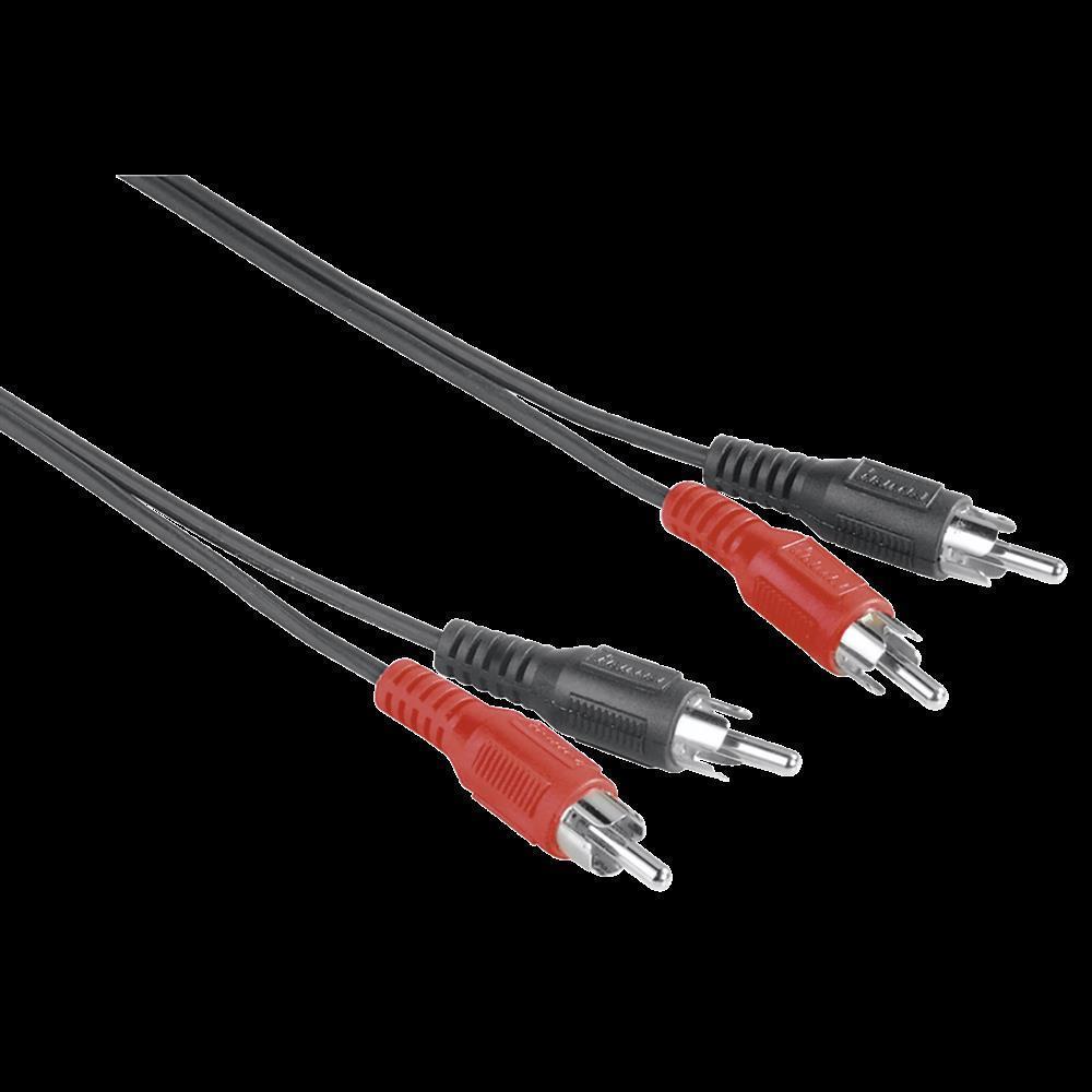 Hama Audio-Kabel, 2 Cinch-Stecker – 2 Cinch-Stecker, 1,5 Meter 205085 4047443432513.png