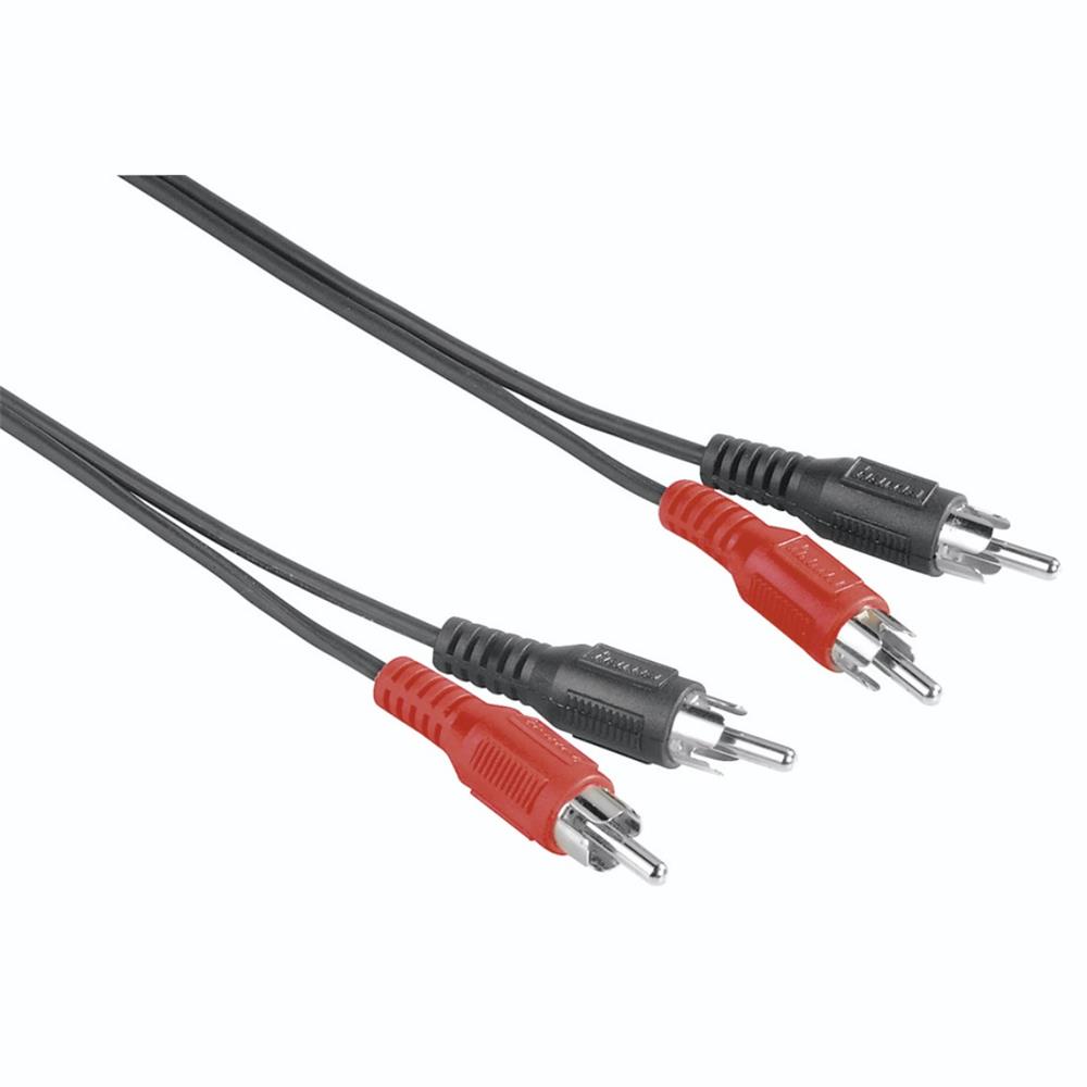 Hama Audio-Kabel, 2 Cinch-Stecker – 2 Cinch-Stecker, 5 Meter 205087 4047443432544.jpg