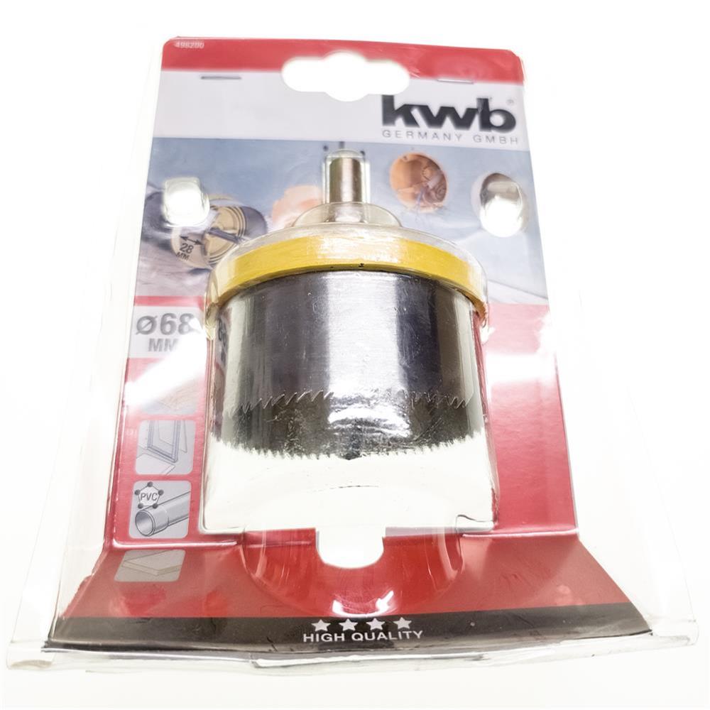 KWB Lochsäge, 1-tlg., ø 68 mm 68 mm x 28 mm, 90°, max. 800 Rpm 498200 498200-1.jpg