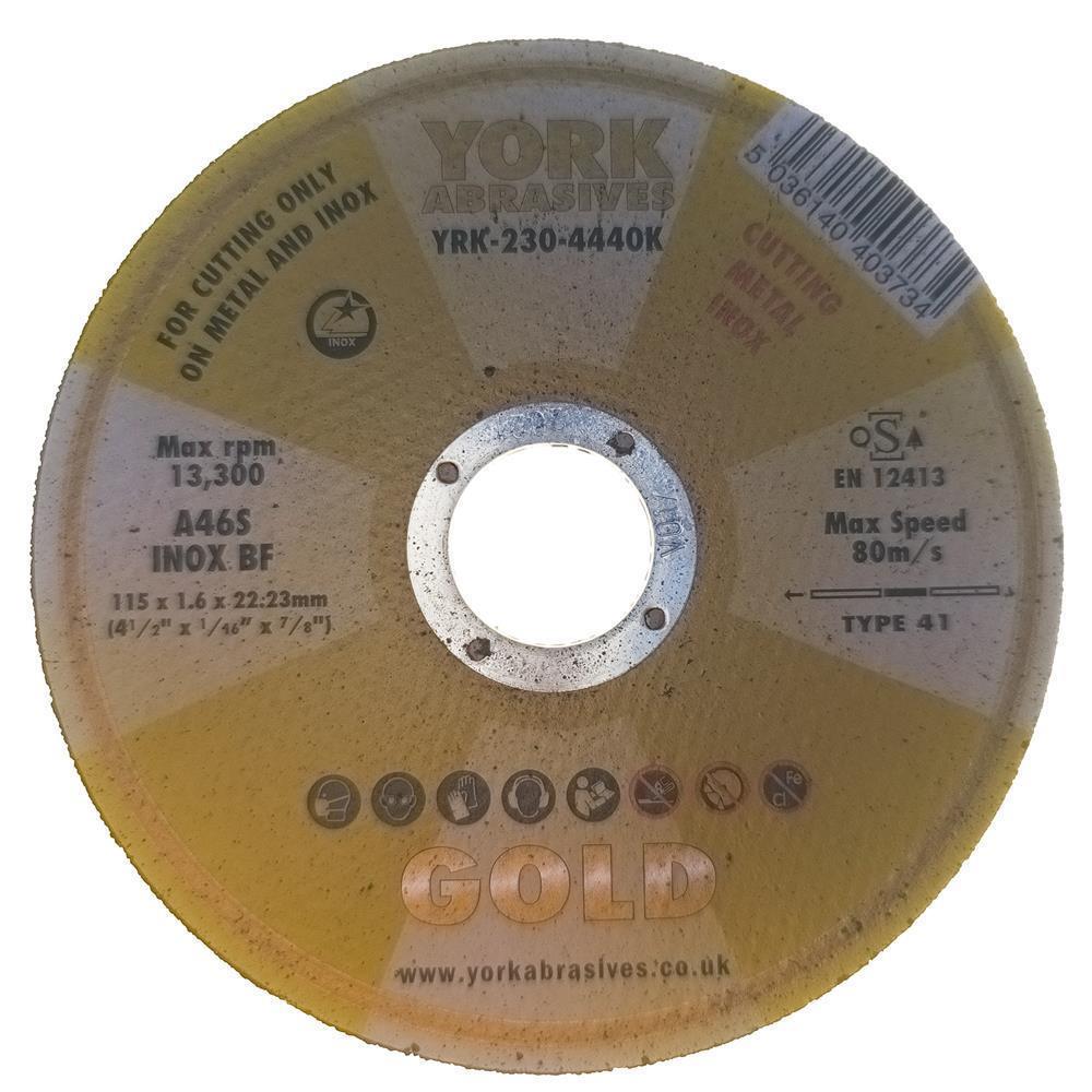 23 Stück YORK Trennscheiben 115×1.6×22.23mm A46S INOX BFCUT-OFF DISC YRK2304440K 5036140403734-2.jpg