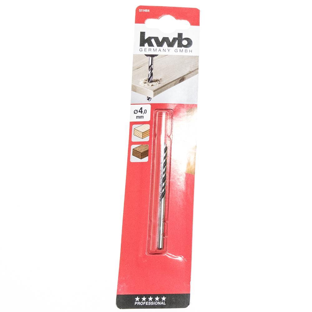 KWB Holzspiralbohrer CV 2-Fasen Ø 4,0 mm 511464 511464.jpg