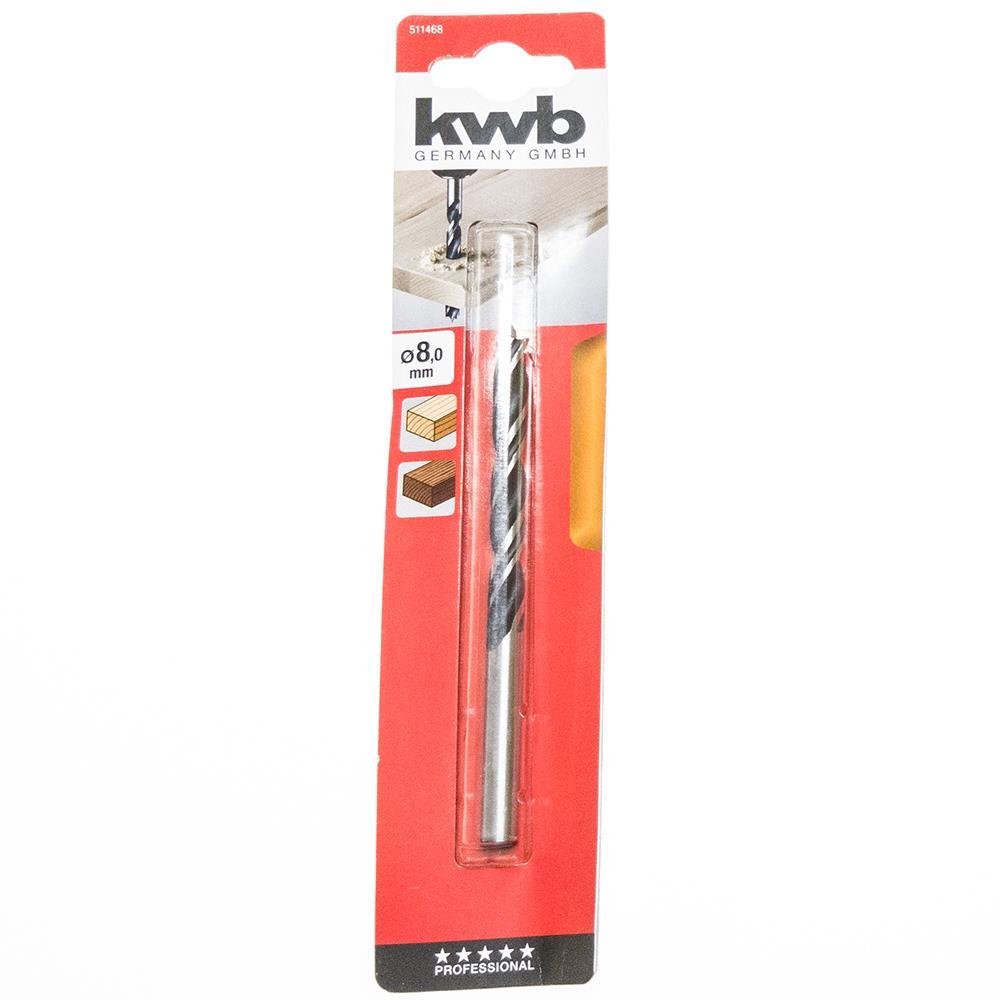 KWB Holzspiralbohrer CV 2-Fasen Ø 8,0 mm 511468 511468.jpg