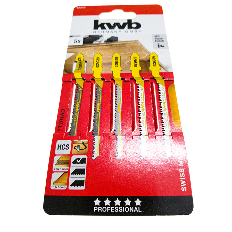 KWB Stichsägeblatt 620625 T101AO HCS T-Schaft 5er Set 80 mm / 55 mm ZA 1,4 mm 620625-1.jpg