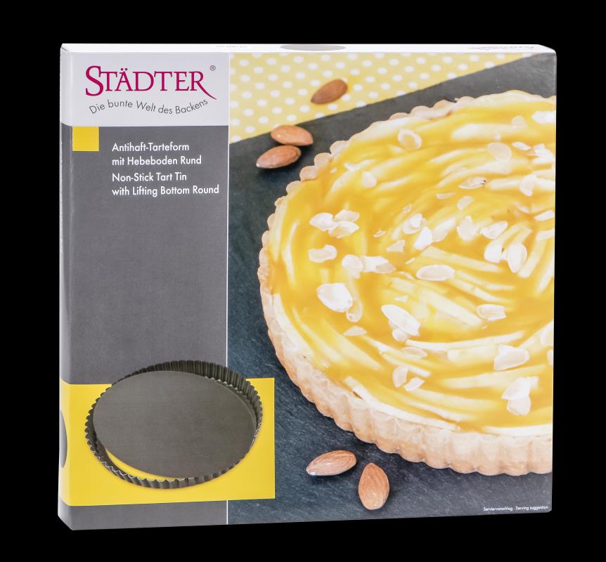 STÄDTER Perfect runde Tarte- und Torten-Form mit Hebeboden ø 24 cm, Höhe 3 cm 627277 627277_v01.png