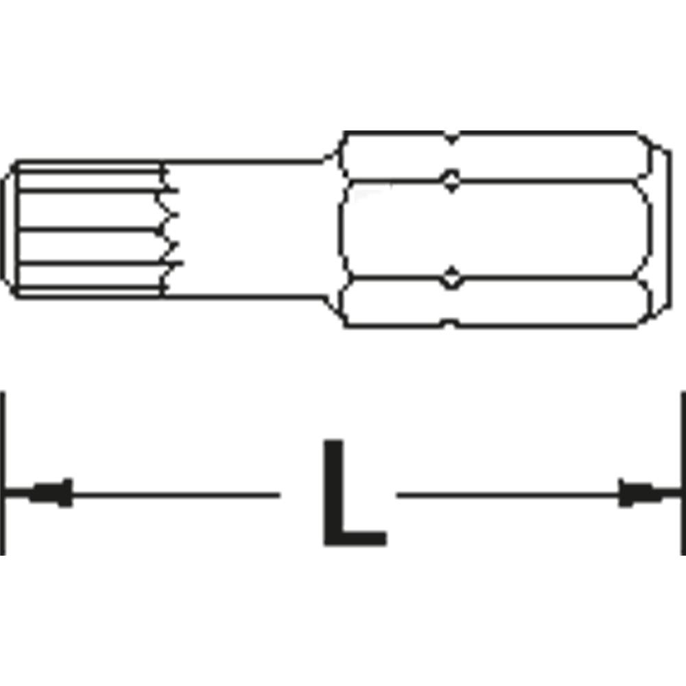 Gedore 685 X 5 S-010 Schraubendreher-Bit 1/4″ XZN Vielzahn M5 6540000 10er Pack 6540000_tz.jpg