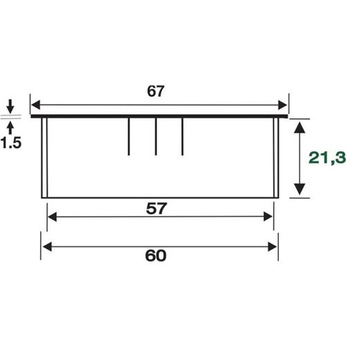 BMB Kabeldurchführung Zamag VA finish Durchmesser 60mm 2066.572 Bürstendichtung C:UsersShopDesktopGewerbeLieferantenZoro4048563061195-2.jpg
