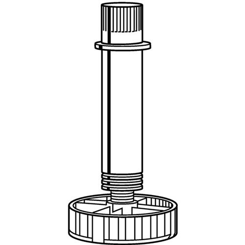 Hettich Sockelverstellfuß 061853 Kunststoffschwarz 150mm Bereich 139-175mm C:UsersShopDesktopzoro bilder4023149618536.jpg