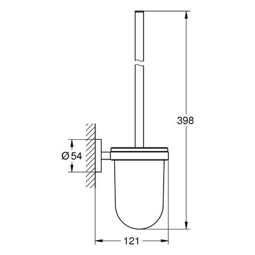 GROHE Toilettenbürsten-Garnitur Essentials 40374 nickel 40374BE1 C:UserspcproDesktopLocSAVLieferantenZoro4005176430190_2.jpg