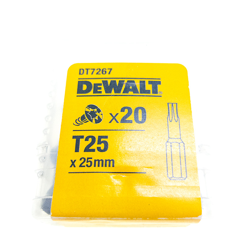 DeWALT Torsion Bit T25 25 mm, 20 Stück Pack DT7267-QZ DT7267-QZ-1.jpg