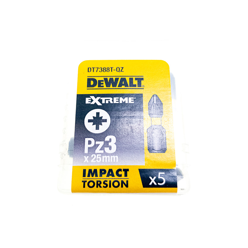 DeWALT Torsion Bit schlagfest Pz3 25mm, enth. 5 Stück DT7388T-QZ DT7388T-QZ-1.jpg