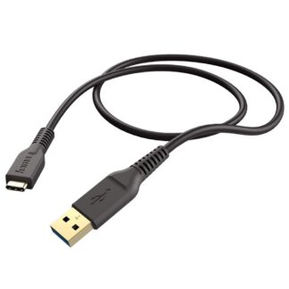 USB-C-Adapterkabel, USB-C zu USB-A Stecker vergoldet 0,75 m von Hama 123532 - 1.jpg